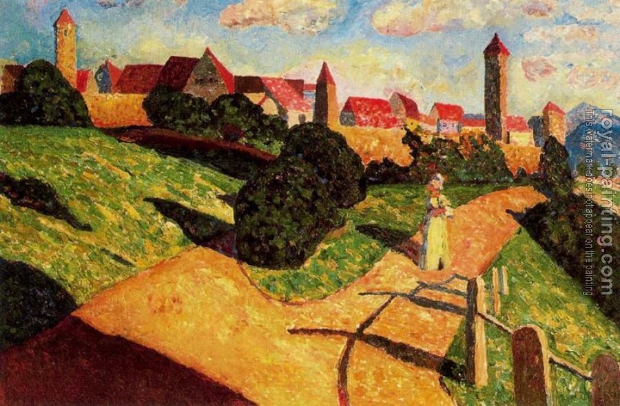 Wassily Kandinsky : Old town II